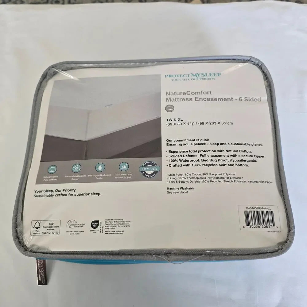 ProtectMySleep Nature Comfort Mattress Encasement Twin - XL New